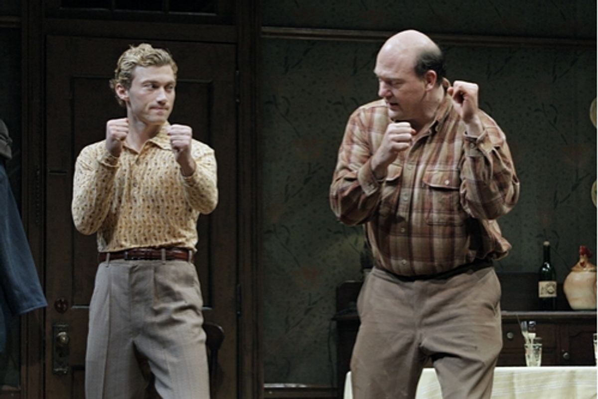 Bryce Pinkham and John Carroll Lynch at 'A View from the Bridge' at the Guthrie